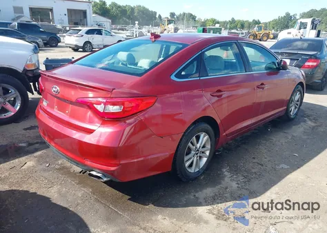 2016 Hyundai Sonata Se from USA, damaged, VIN 5NPE24AF5GH358038
